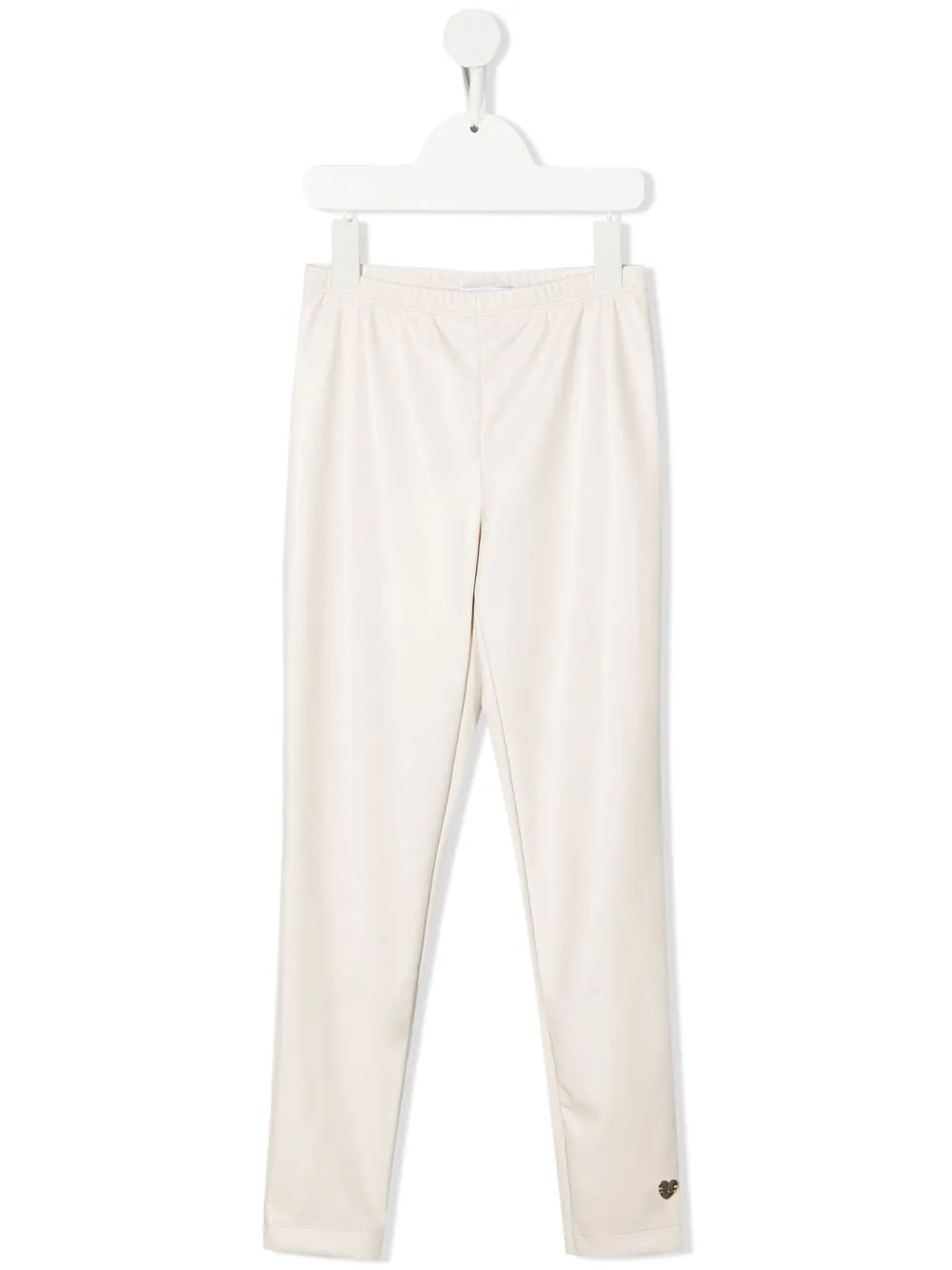 

Monnalisa high-shine leggings - White