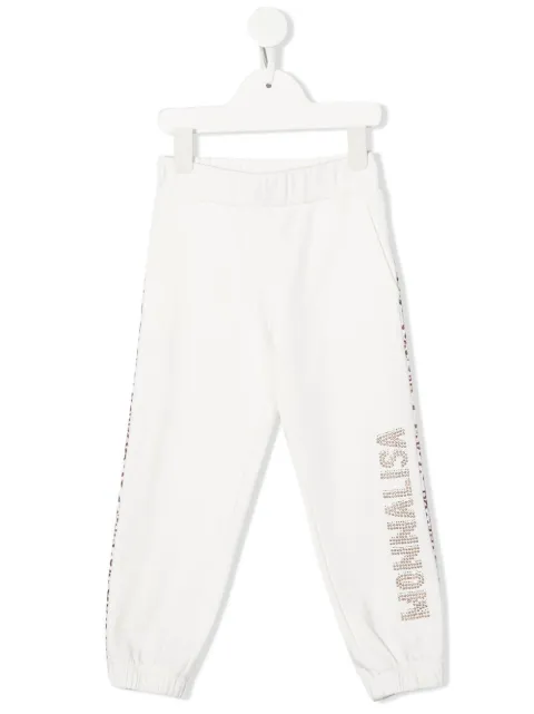 Monnalisa Jogginghose mit Leoparden-Print