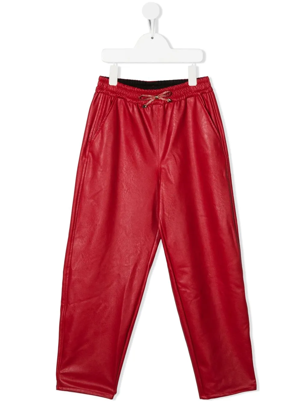 

Monnalisa drawstring balloon trousers - Red