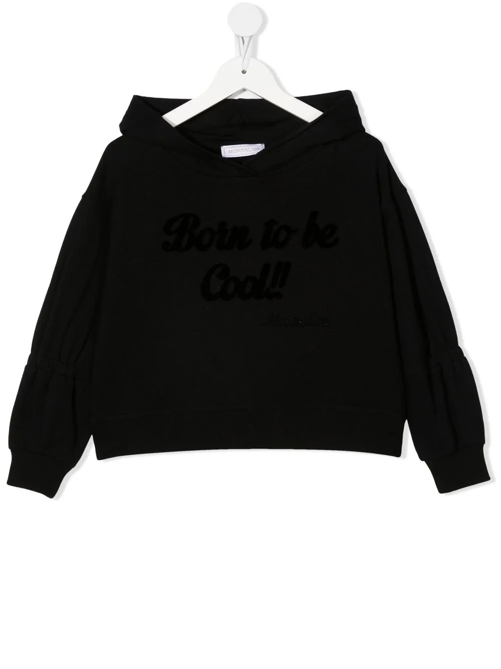 

Monnalisa hoodie con logo - Negro