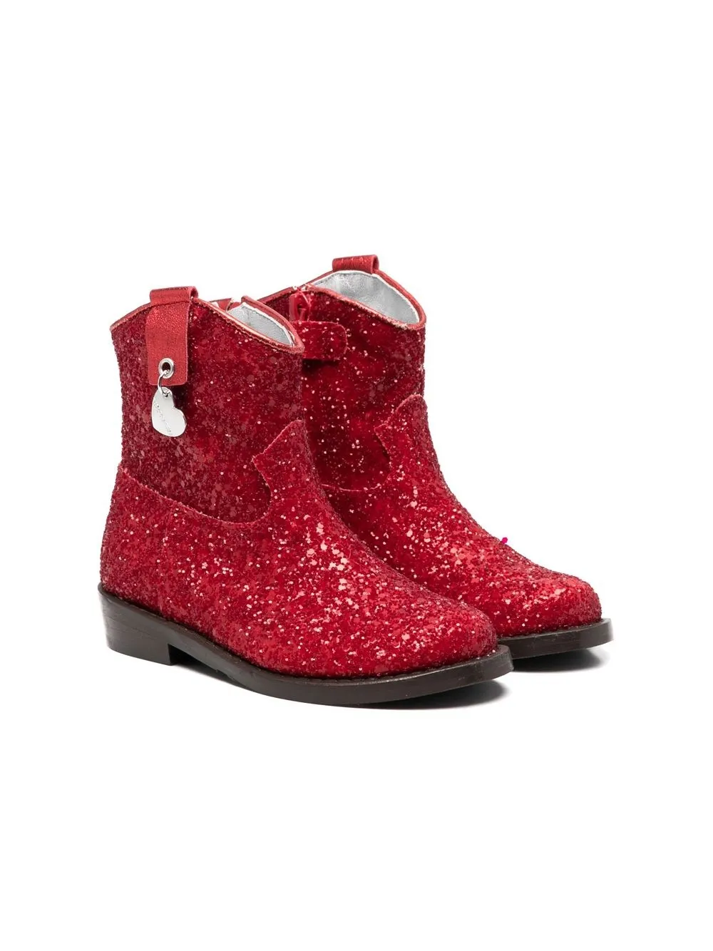 

Monnalisa glittered ankle boots