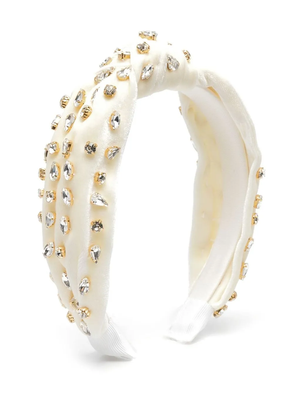 

Monnalisa crystal-embellished headband - Neutrals