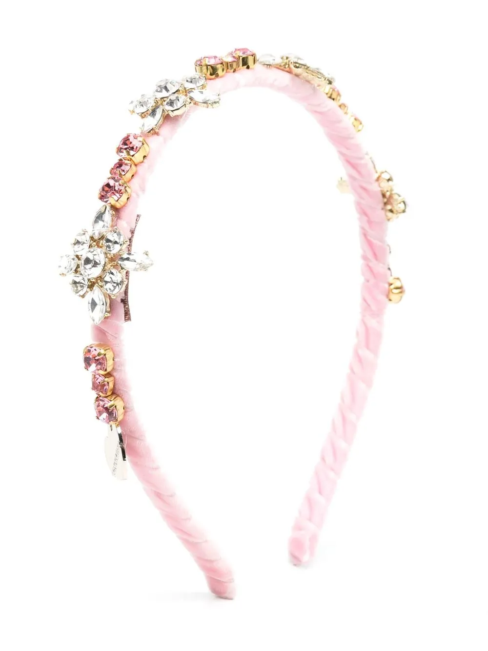 

Monnalisa diadema con detalle de gemas - Rosado