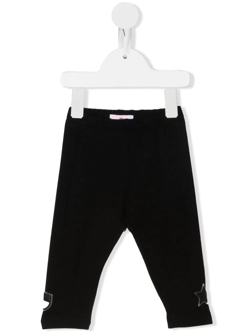 

Chiara Ferragni Kids leggins con detalle de parche - Negro