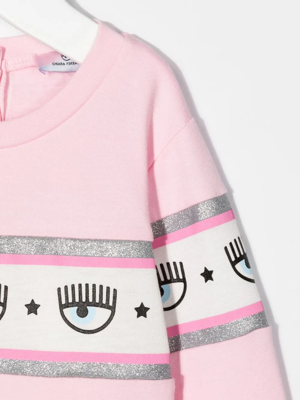  Chiara Ferragni Kids Sweatshirt Mit Logo Print   Rosa 