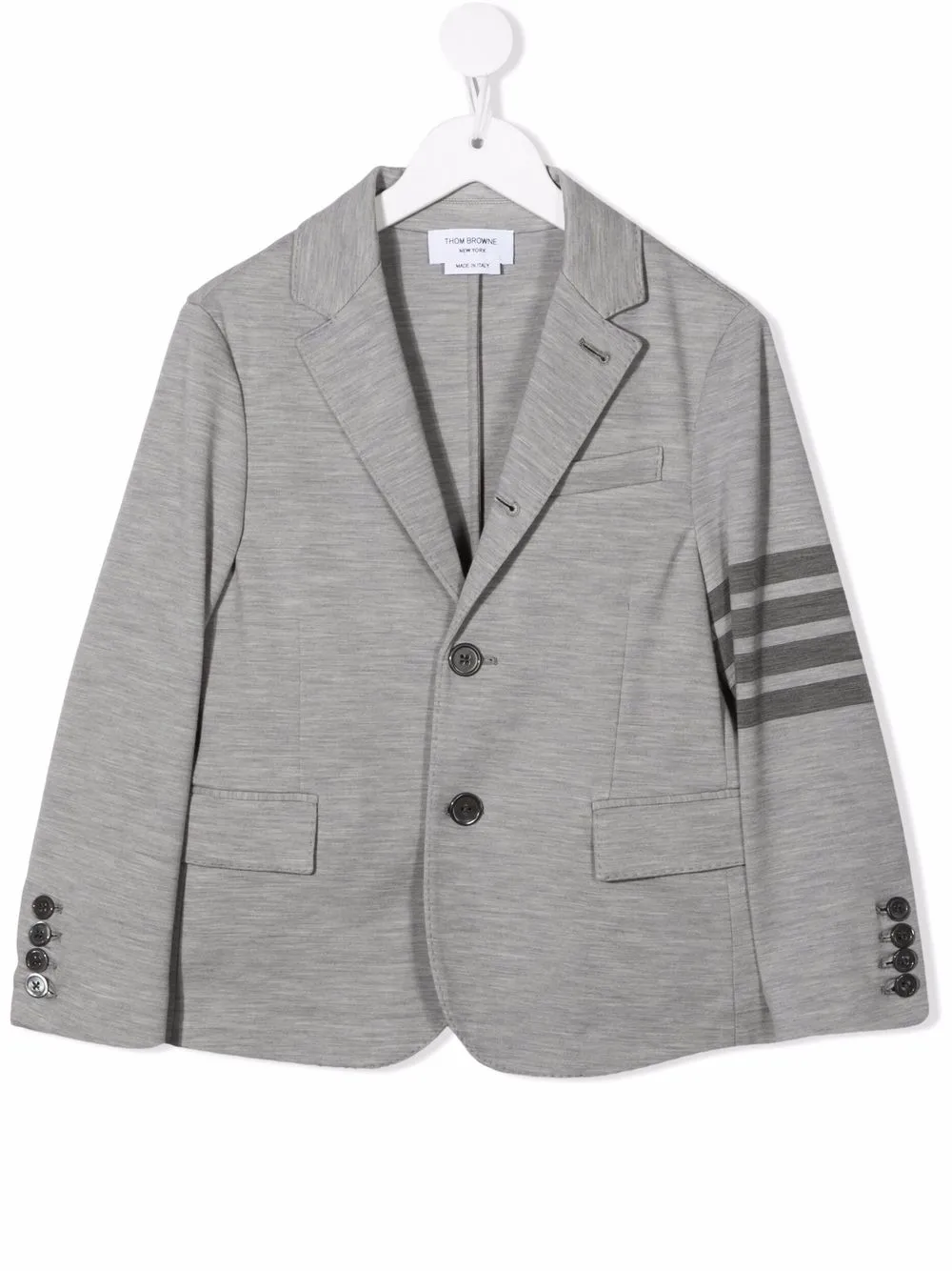 

Thom Browne Kids blazer deportivo Tech Milano - Gris