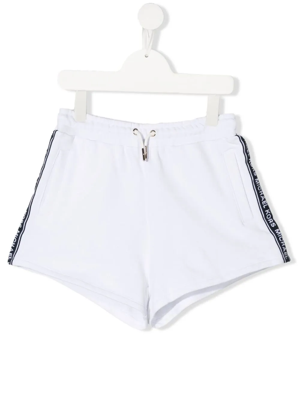 

Michael Kors Kids TEEN logo-print shorts - White