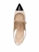 Alessandra Rich Fab two-tone pumps