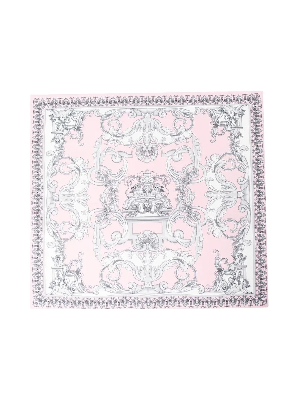 

Versace Kids Barocco-print blanket - Pink