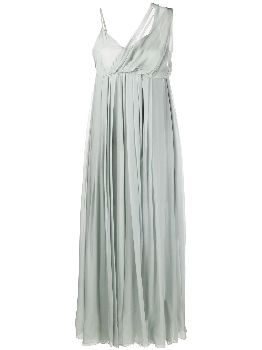 Erika Cavallini draped-detail one-shoulder dress · 44