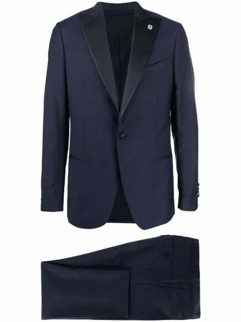 Lardini wool single-breasted suit