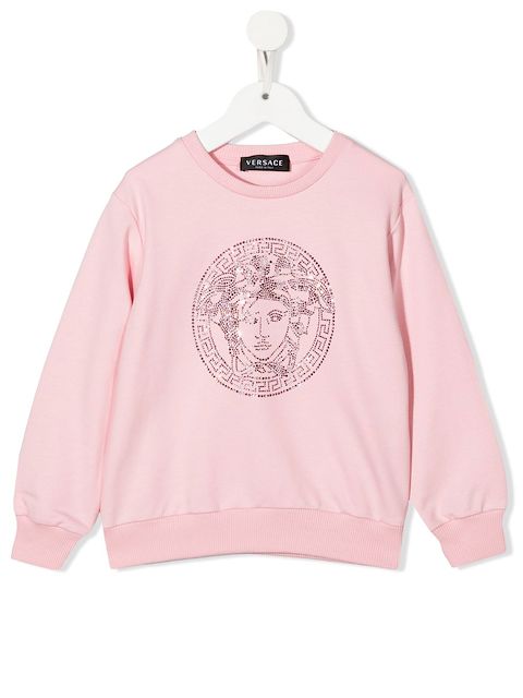 Versace Kids Medusa crew-neck sweatshirt