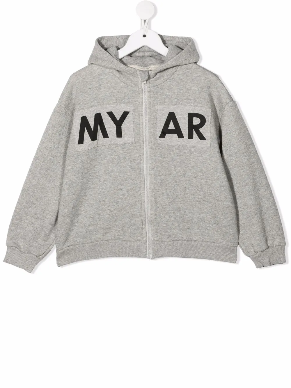 

MYAR KIDS hoodie con logo estampado - Gris