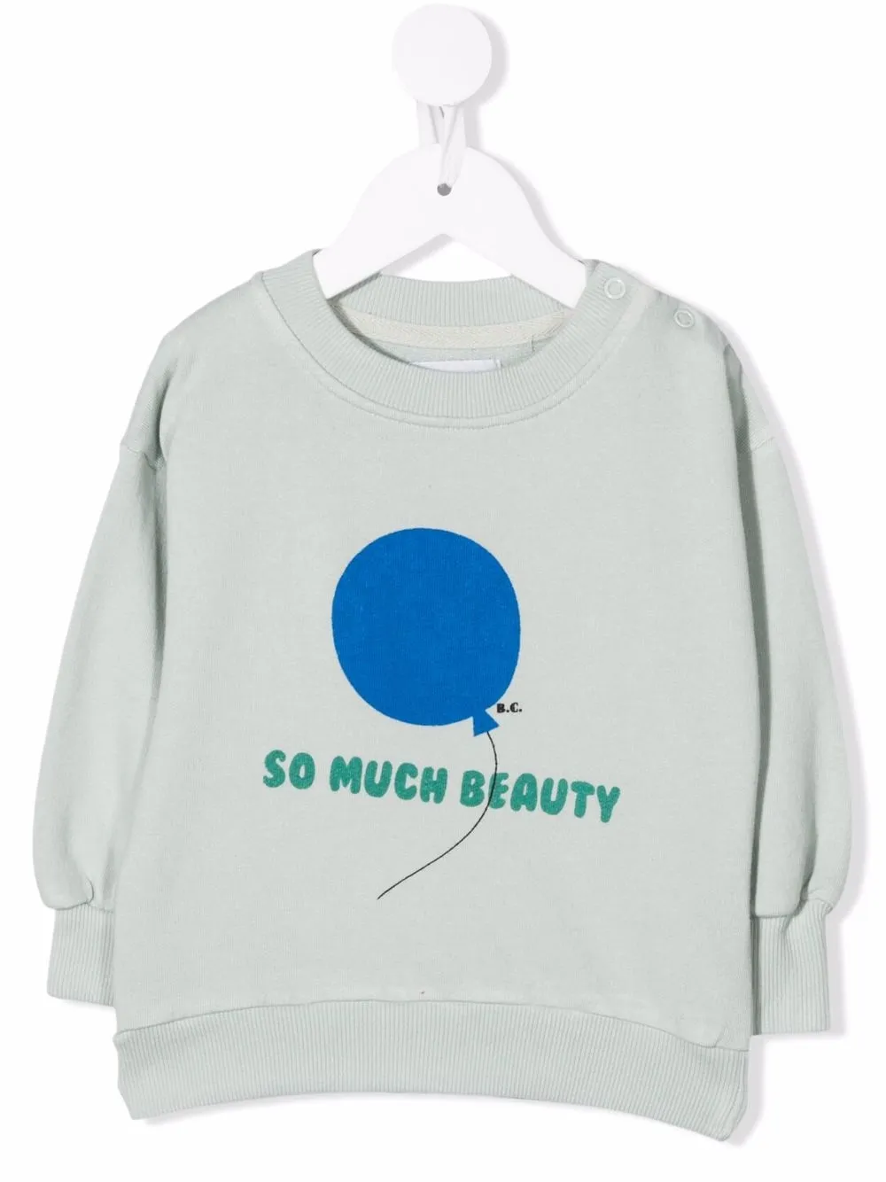 

Bobo Choses balloon slogan-print sweatshirt - Blue