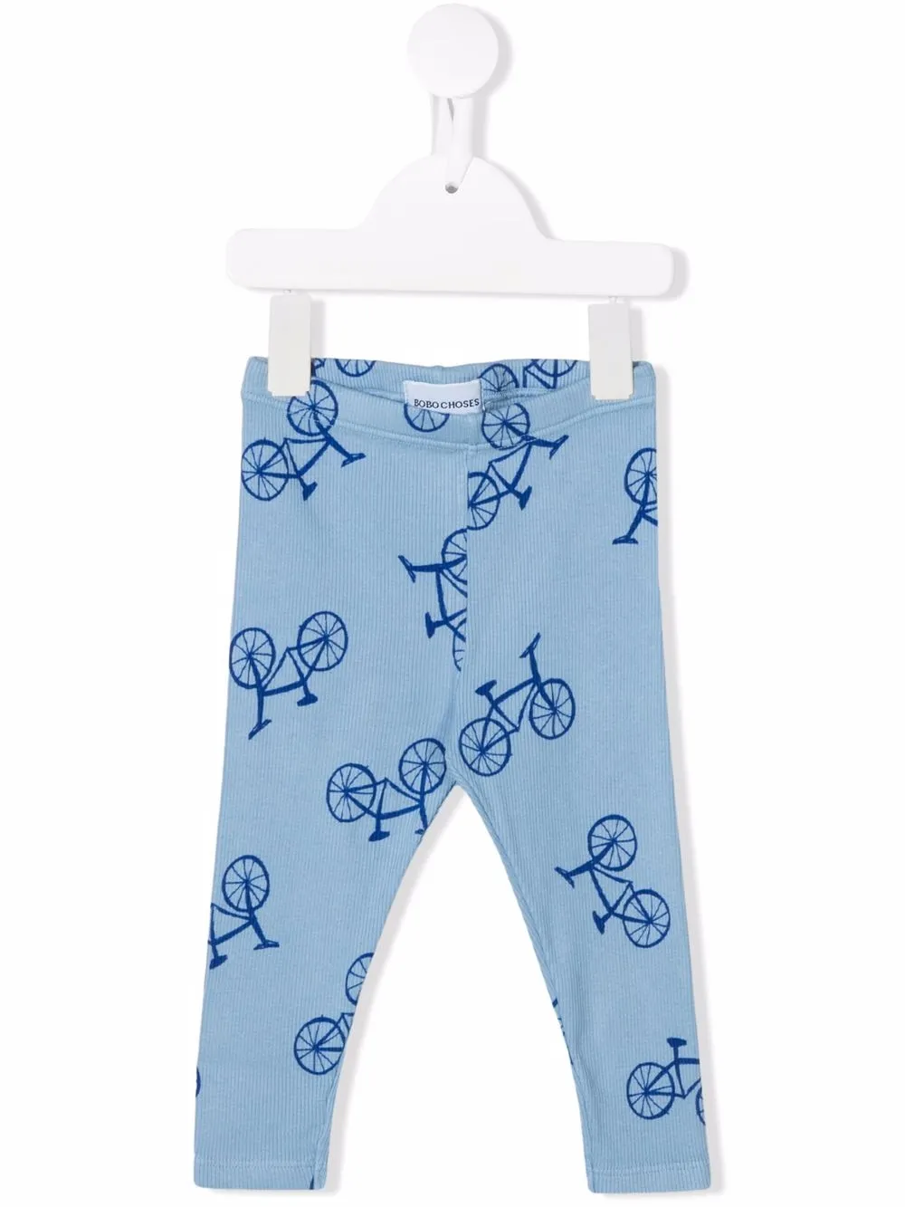 

Bobo Choses bicycle-print leggings - Blue