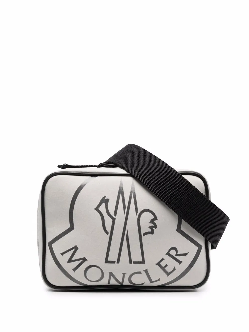 

Moncler logo-print shoulder bag - Grey