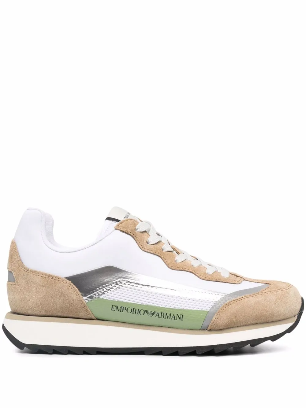 

Emporio Armani logo-print sneakers - Neutrals