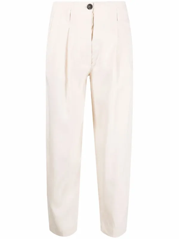 Tela Pantalones Con Tiro Alto - Farfetch
