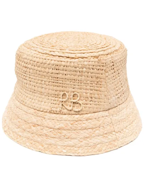 Ruslan Baginskiy woven jute bucket hat