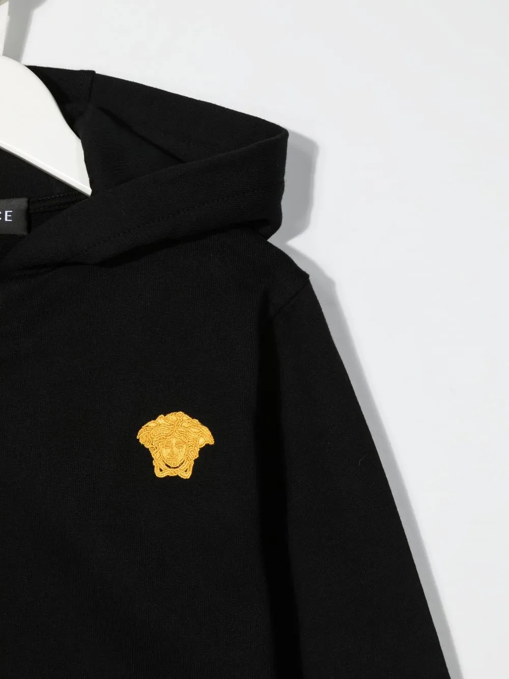  Versace Kids Kapuzenjacke Mit Medusa   Schwarz 