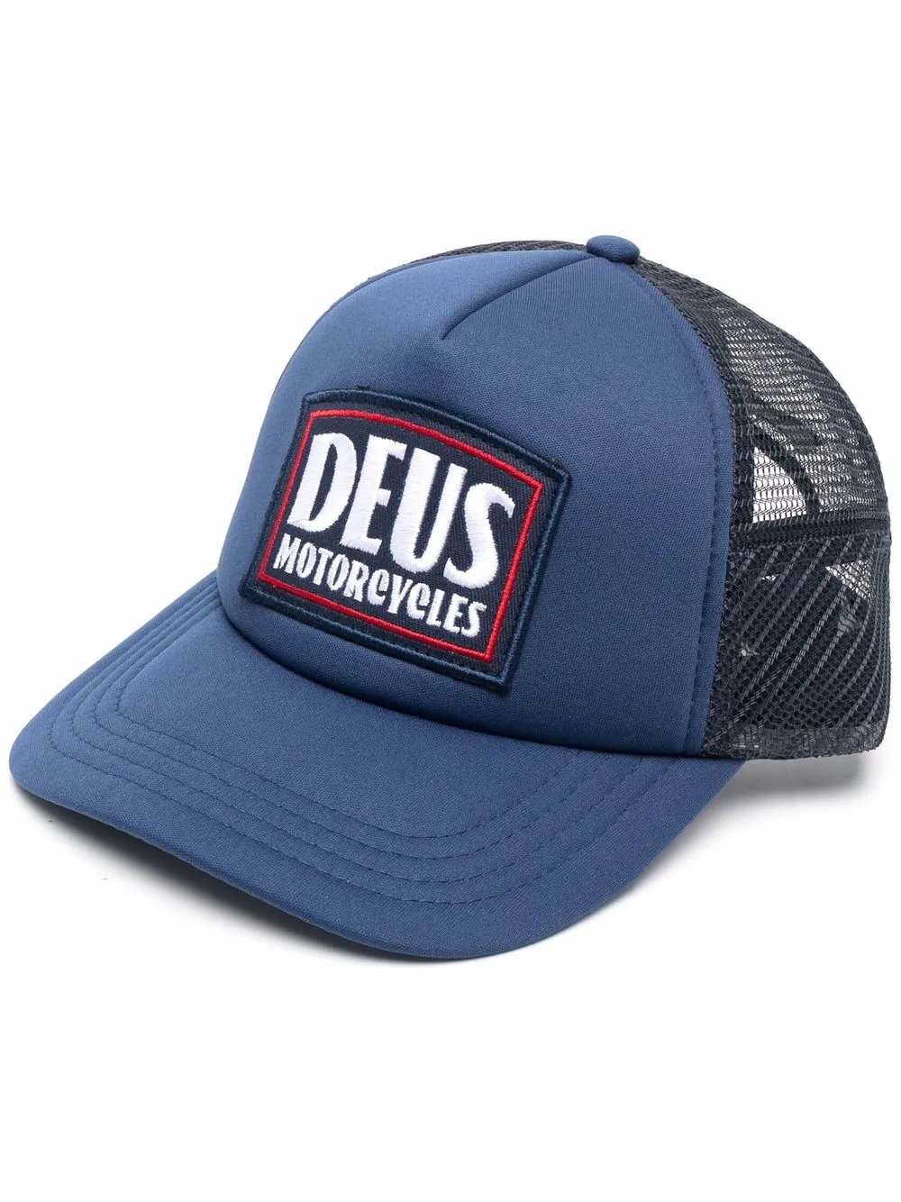 

Deus Ex Machina logo-patch cap - Blue