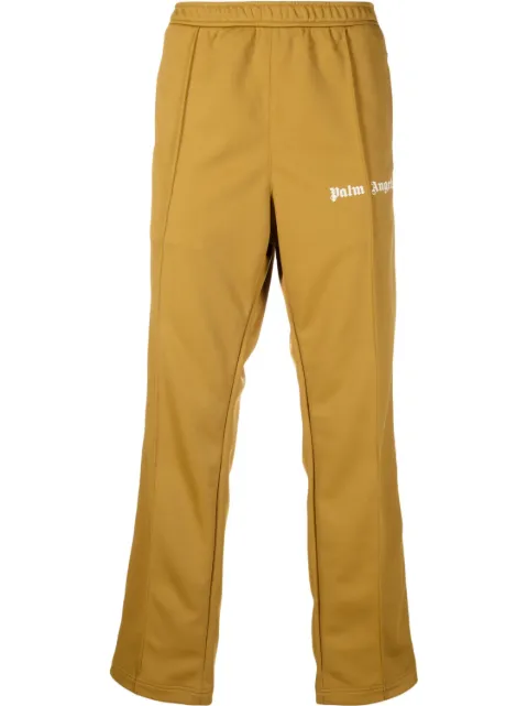 Palm Angels logo-print straight-leg trousers