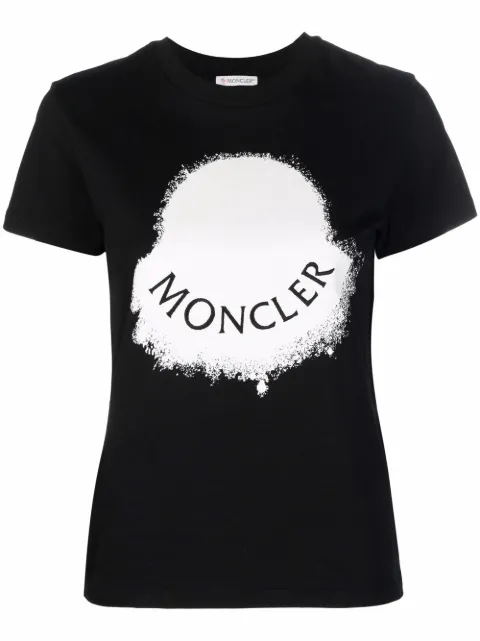 Moncler playera con logo estampado