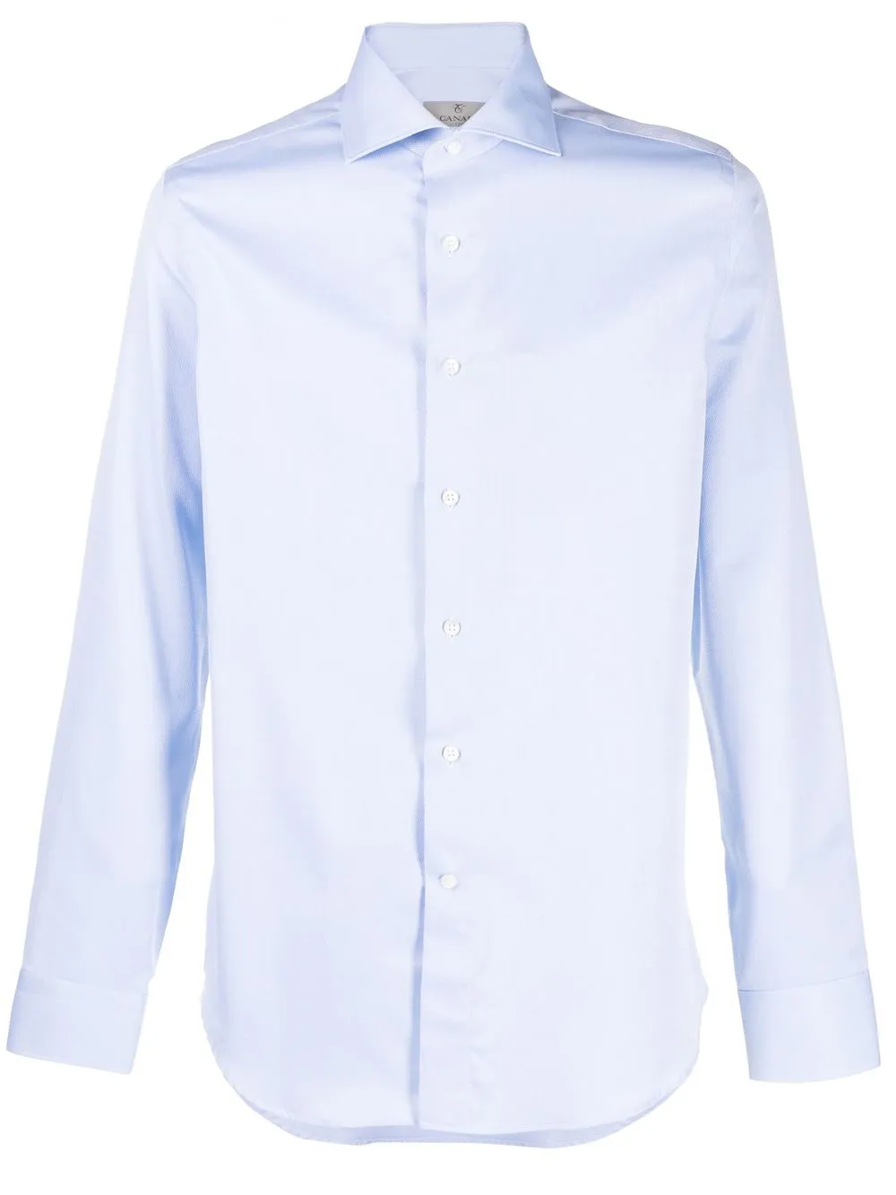 

Canali camisa ajustada con botones - Azul