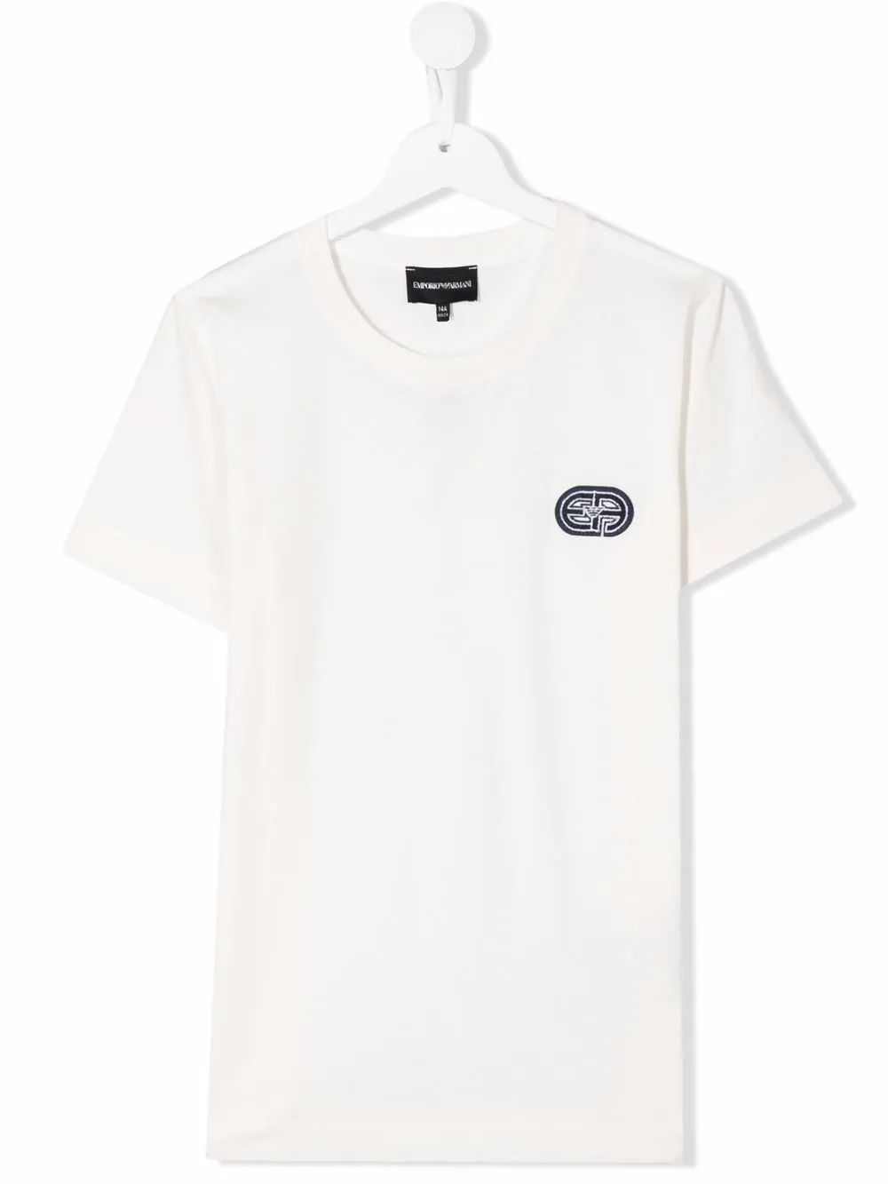 

Emporio Armani Kids logo-patch short-sleeved T-shirt - White