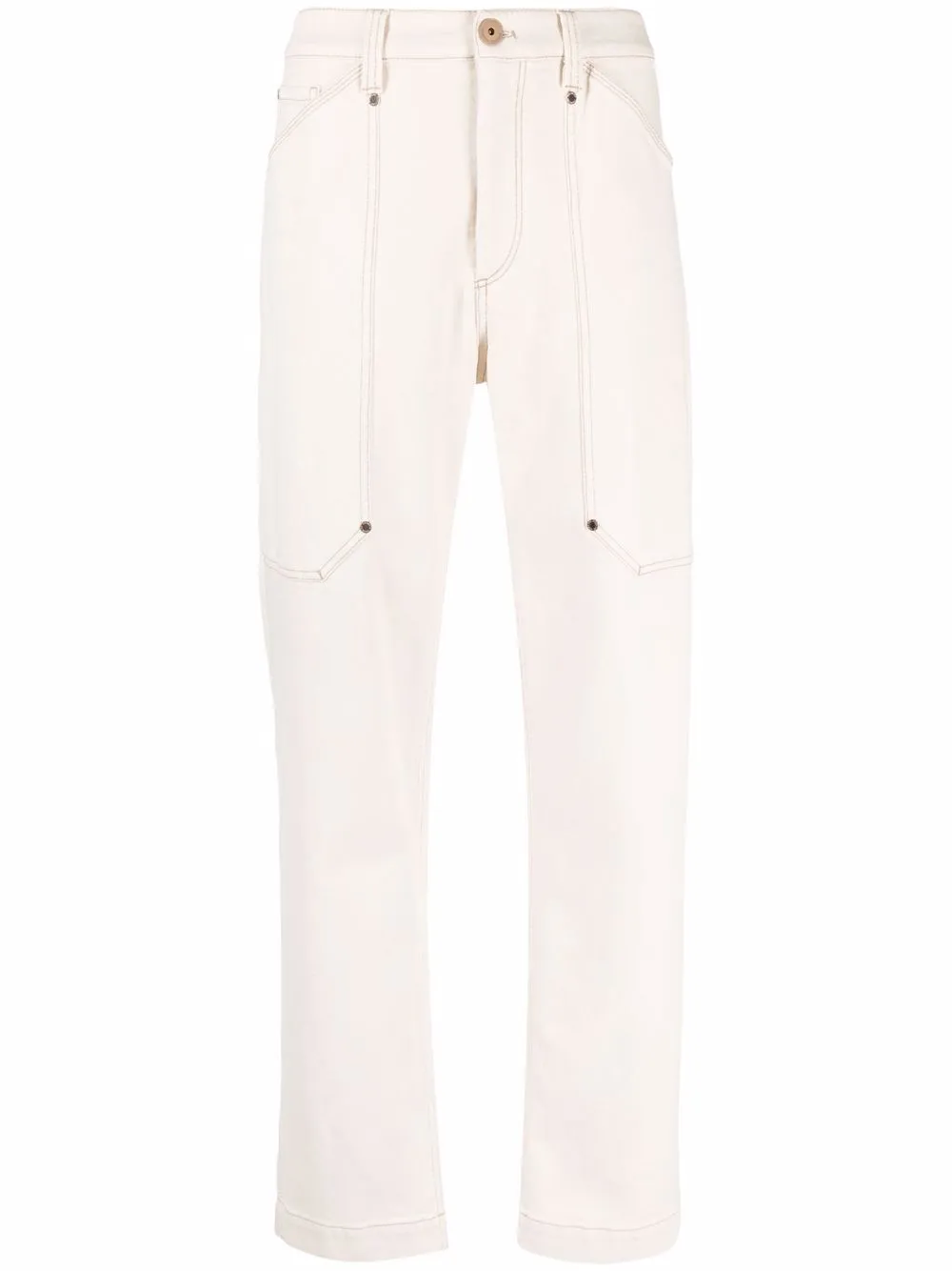 

Brunello Cucinelli dyed straight-leg jeans - Neutrals