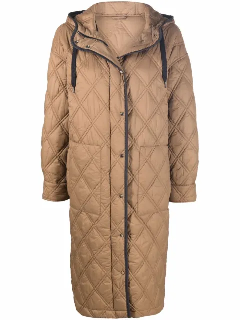 Brunello Cucinelli quilted-finish padded jacket