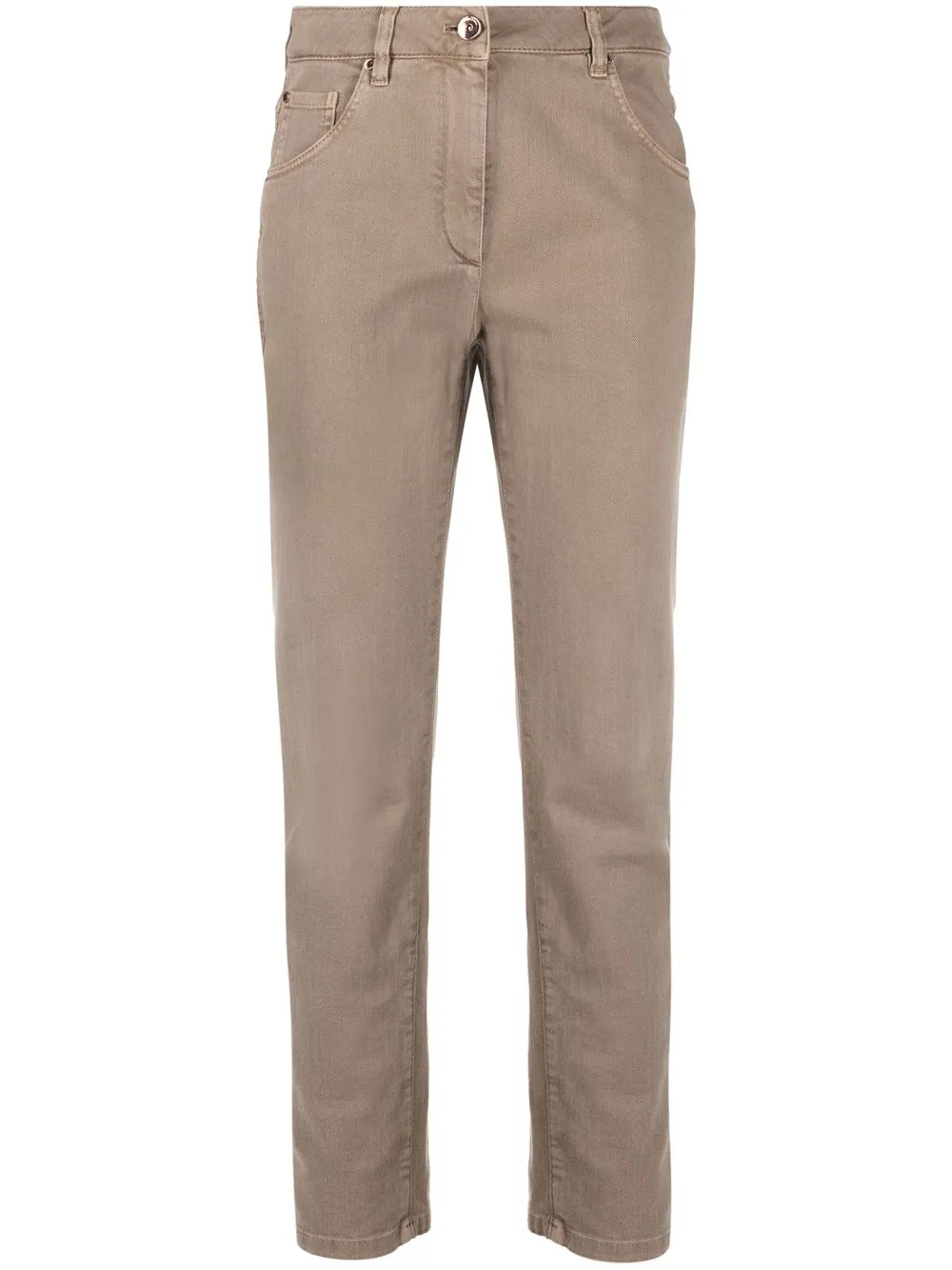 

Brunello Cucinelli high-rise skinny jeans - Neutrals