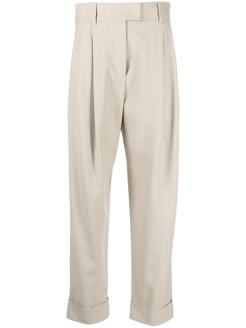 

Brunello Cucinelli cropped-leg trousers - Neutrals