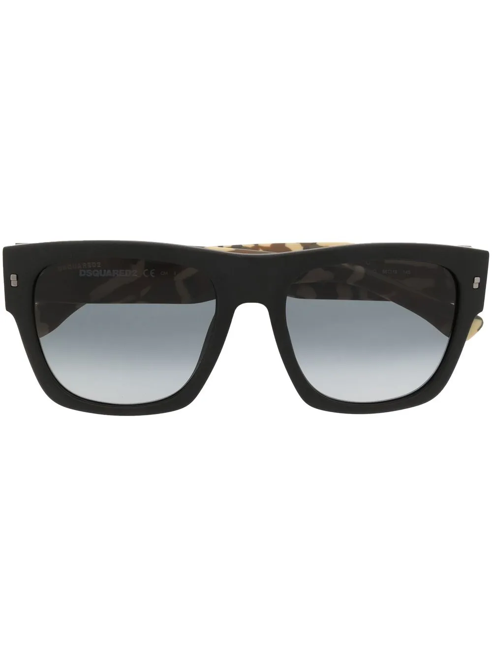 

Dsquared2 Eyewear lentes de sol Icon con estampado militar - Negro