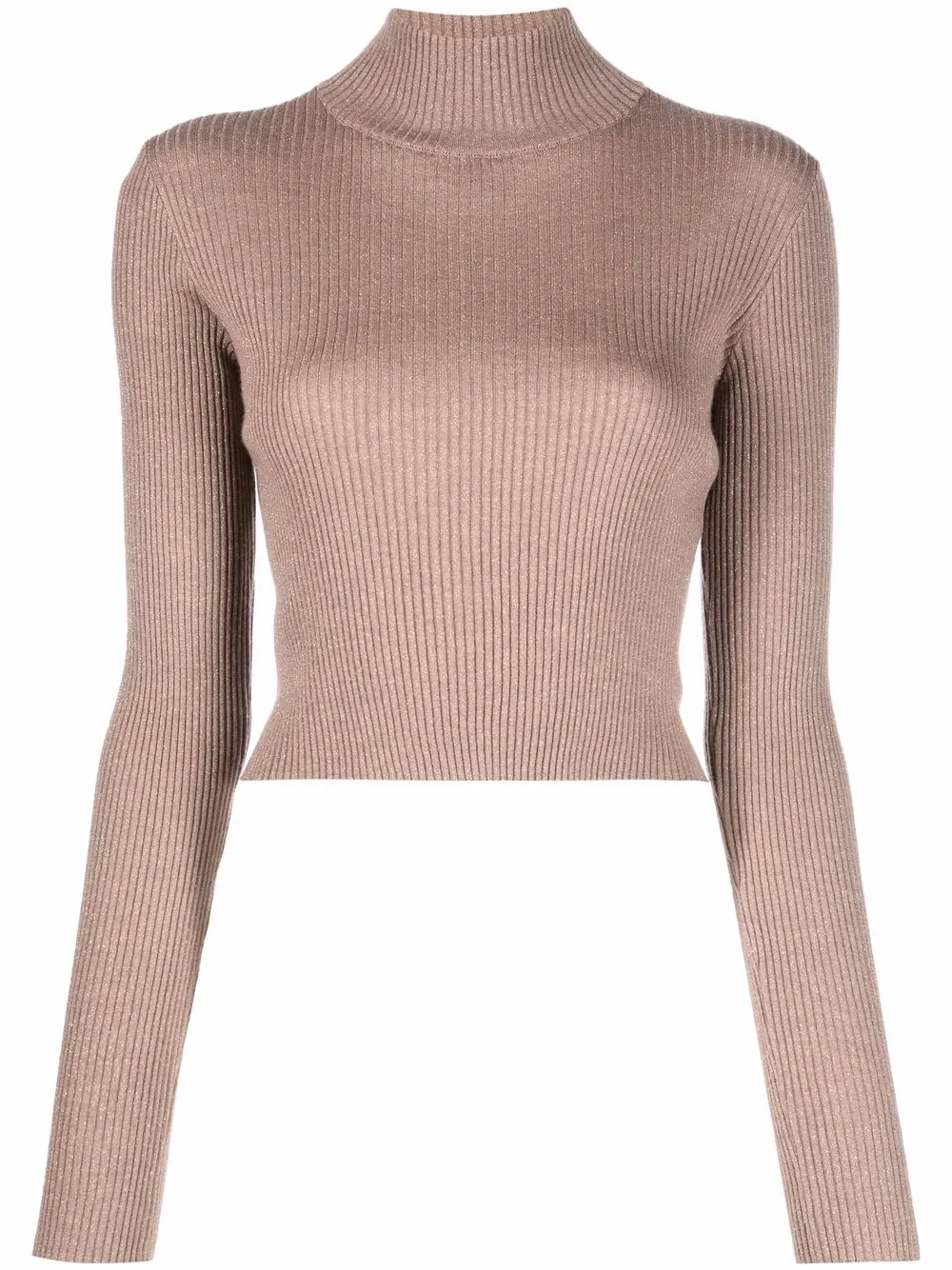 

Brunello Cucinelli ribbed-knit knitted top - Brown