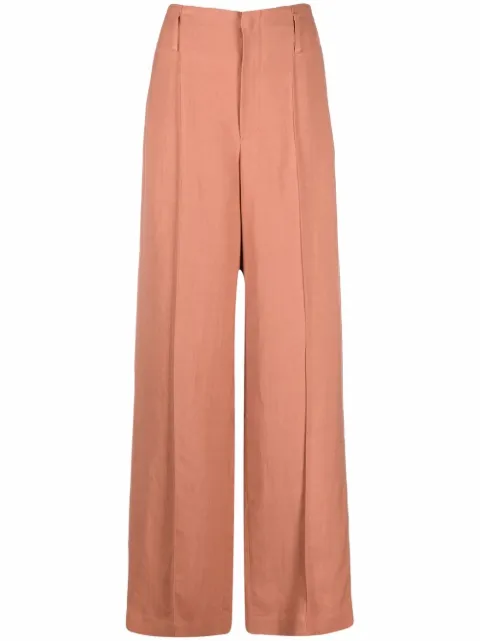 Brunello Cucinelli chain-trim wide-leg trousers