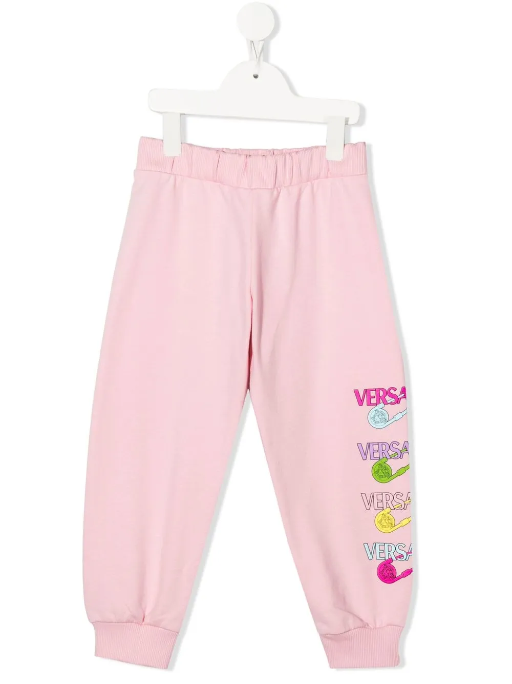

Versace Kids pants con logo estampado - Rosado