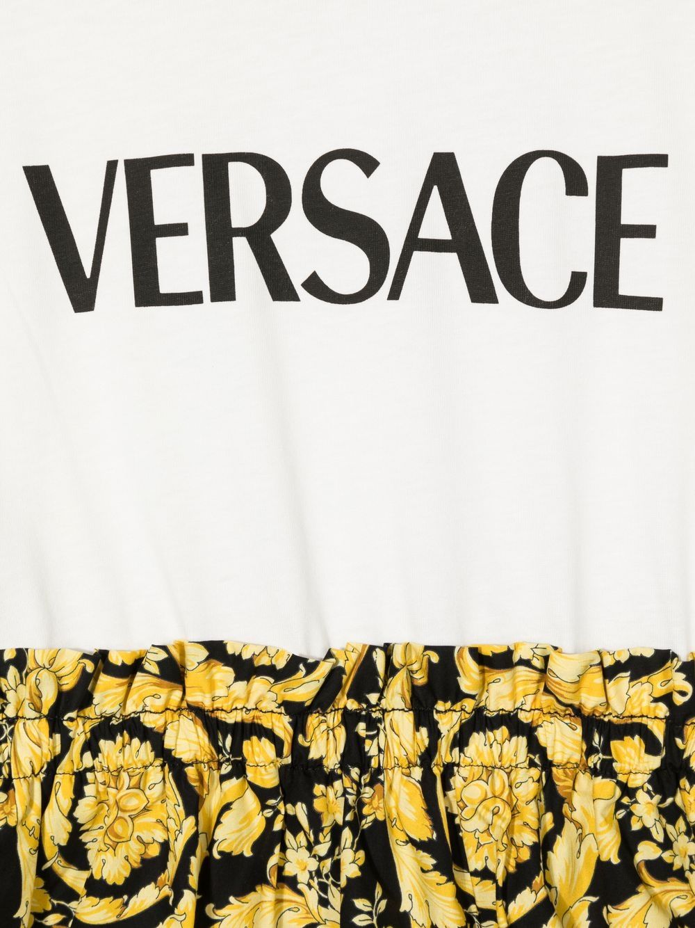 Versace Kids Baroque pattern-print short-sleeved T-shirt - Farfetch