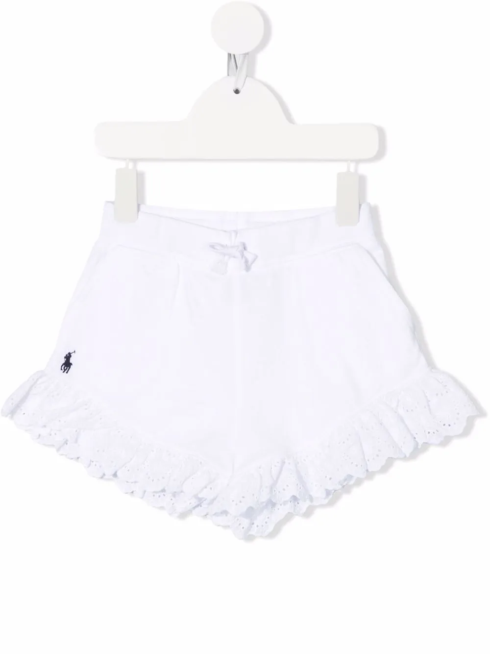 

Ralph Lauren Kids shorts acampanados bordados - Blanco