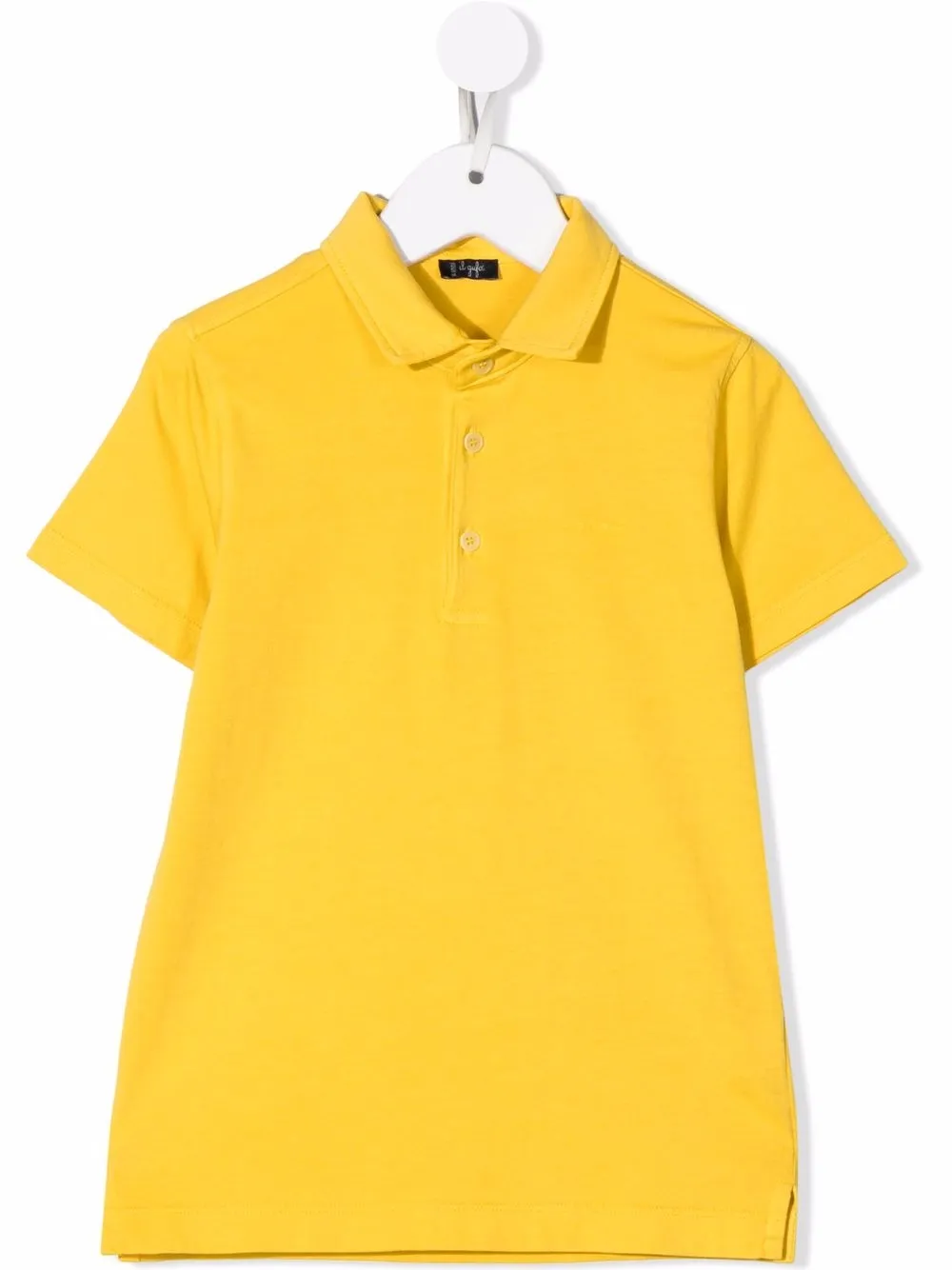 

Il Gufo playera tipo polo de manga corta - Amarillo