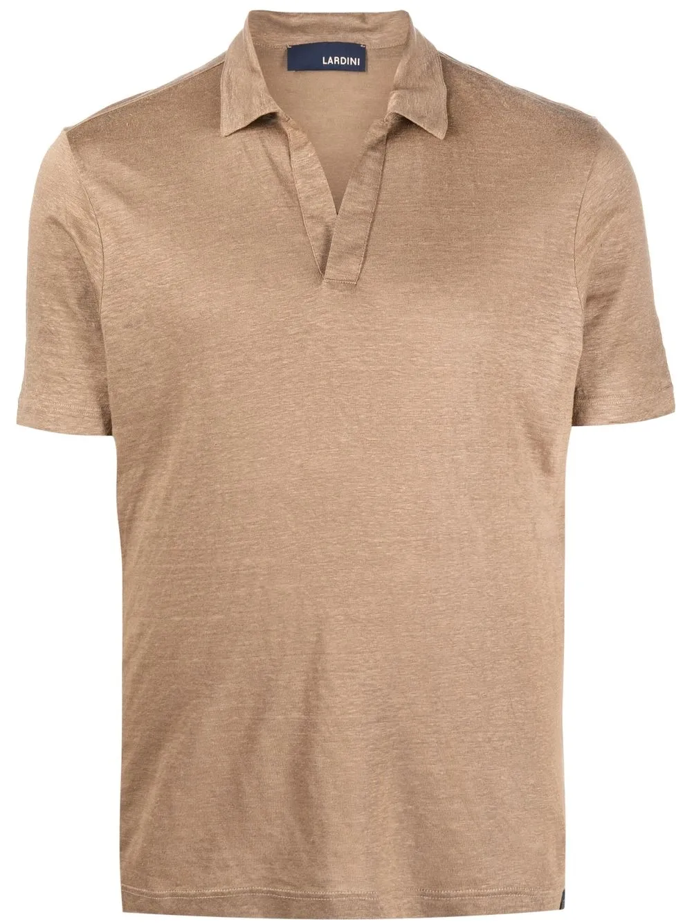 

Lardini playera tipo polo de manga corta - Marrón