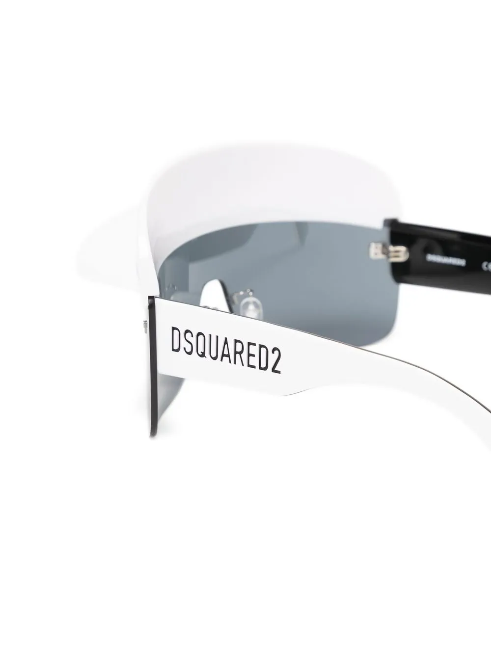 Dsquared2 Logo-print Pilot-frame Sunglasses In White