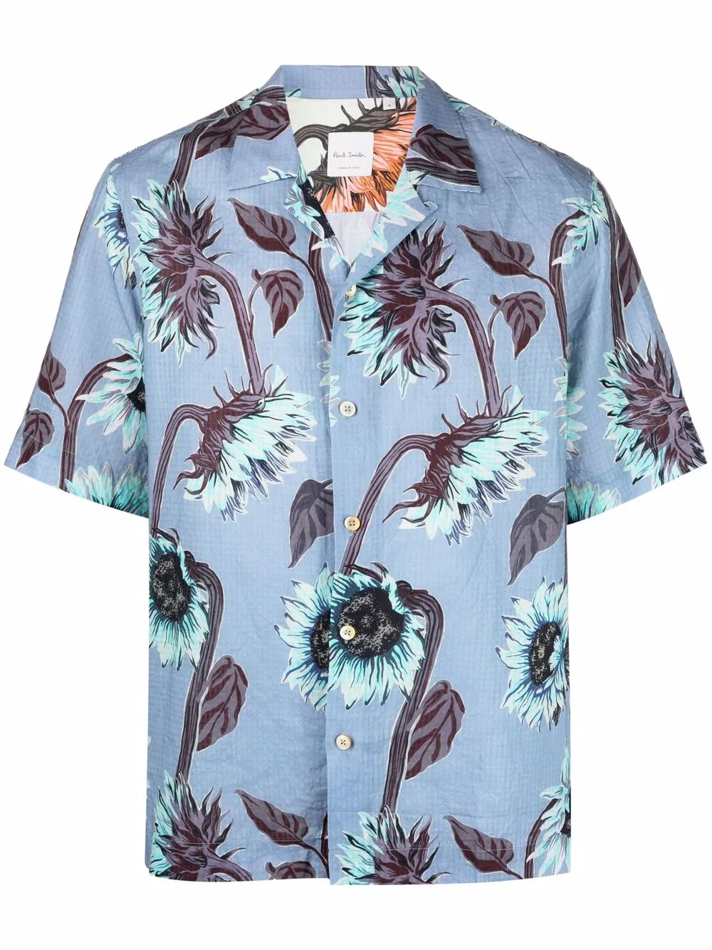 

Paul Smith floral-print short-sleeved shirt - Blue