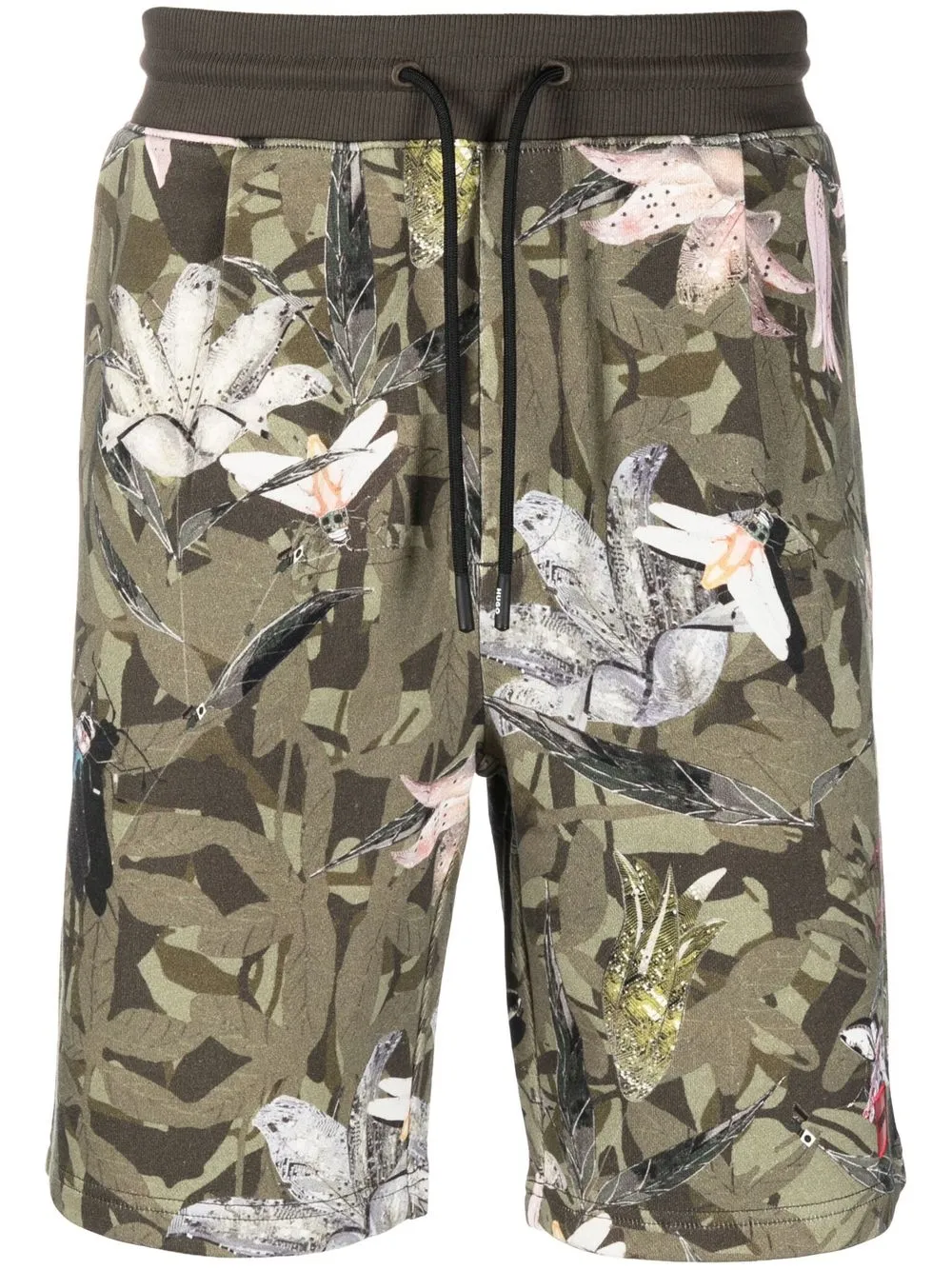

HUGO bermudas con estampado gráfico - Verde