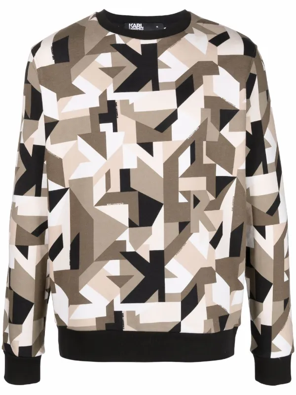 Karl Lagerfeld geometric-print 