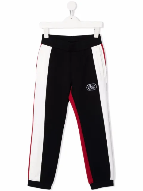 Emporio Armani Kids colour-block track pants