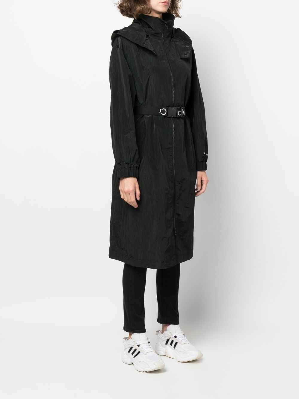Calvin Klein Jeans Hooded Belted Raincoat - Farfetch