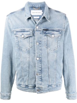 Calvin Klein Jeans light-wash Denim Jacket - Farfetch