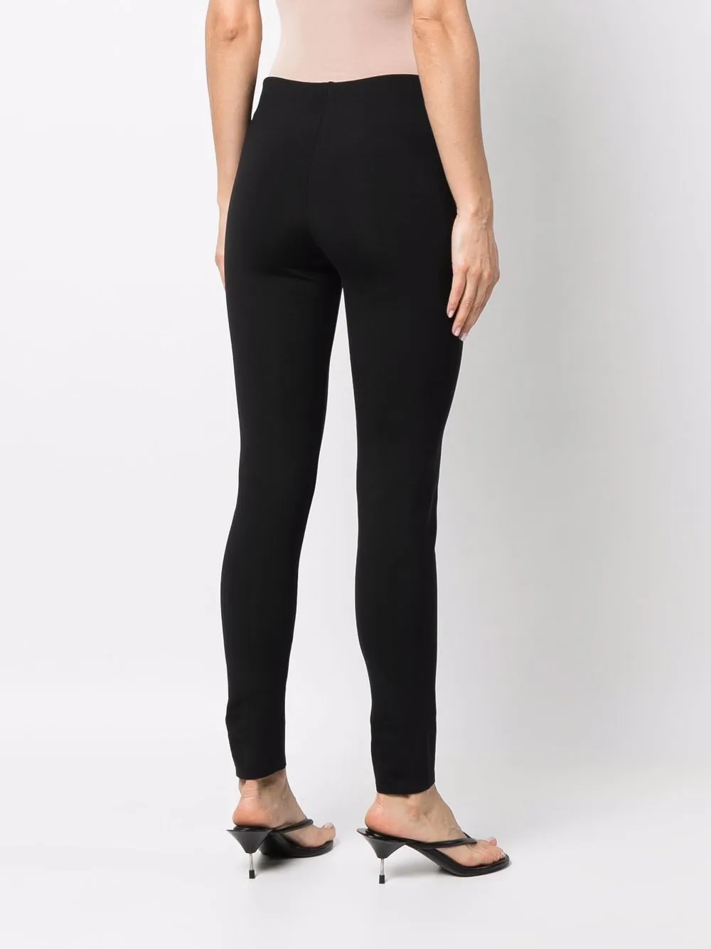 The Row Woolworth Mid-rise Leggings In Black