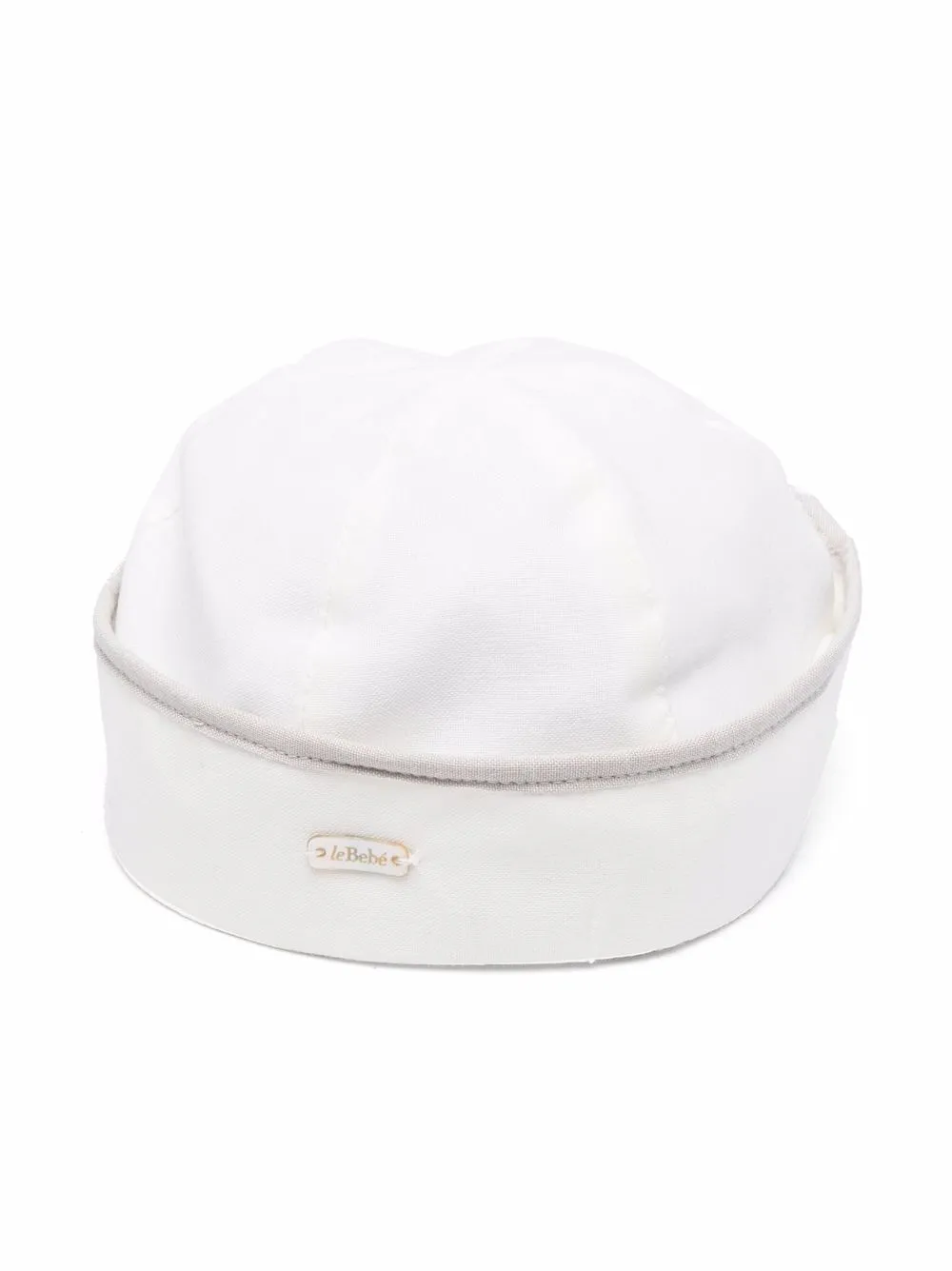 

Le Bebé Enfant gorro con logo - Blanco